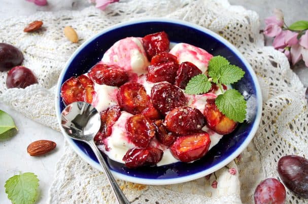 Baked Plums