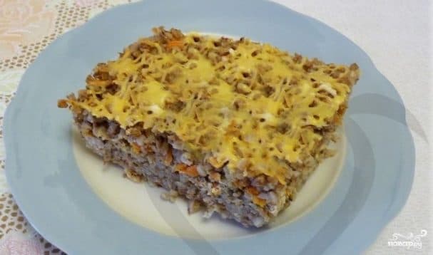 Запяканка з грэчкі з цвілёй