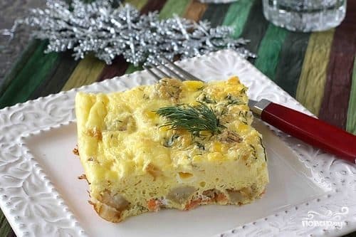 Запіканка з картопляного пюре