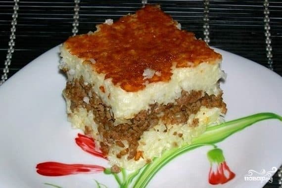 Рысава-мясная запяканка