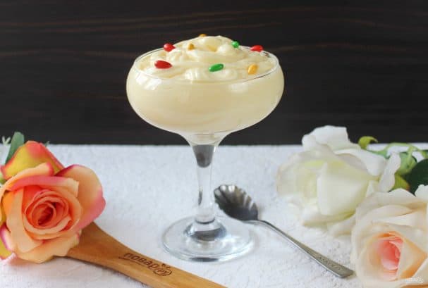 Starch-free custard cream