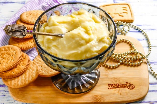 Curd cream with kefir