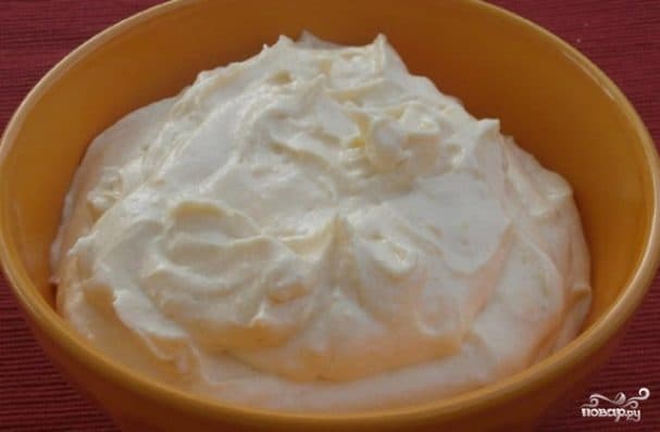Curd pastry cream