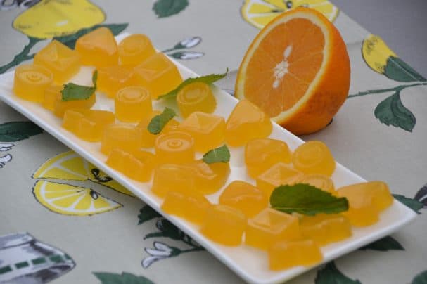Orange marmalade with agar-agar