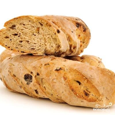 Baguette with onions