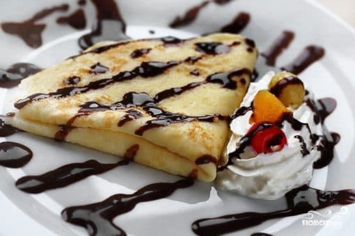 Crepes with Philadelphia