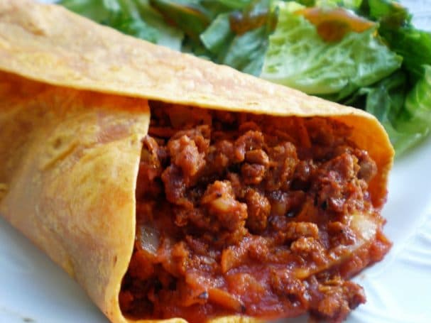 Burrito with Meat