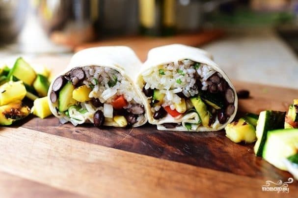 Meatless Burritos