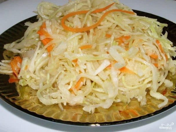 Быстрая засолка капусты в банке