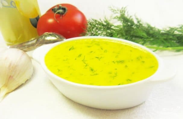 Часниковий соус з болгарським перцем