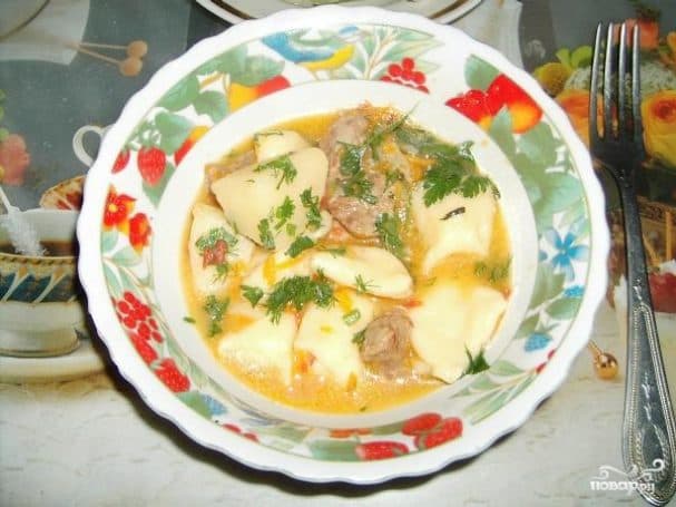 German-style dumplings