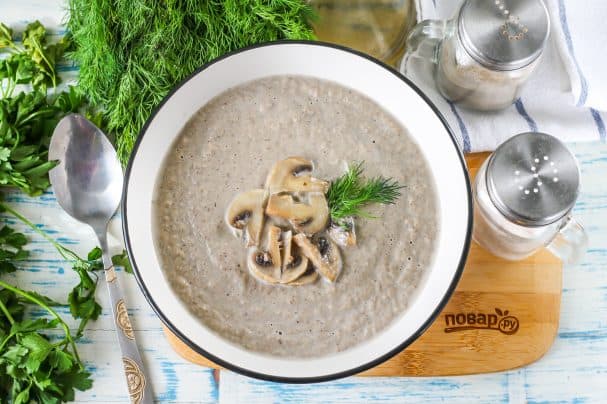 Грибний капучино