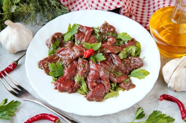 Elk Carpaccio