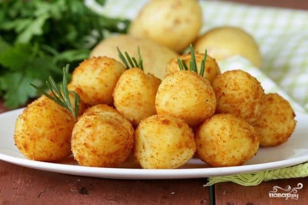 Картопляныя крокеты пастныя