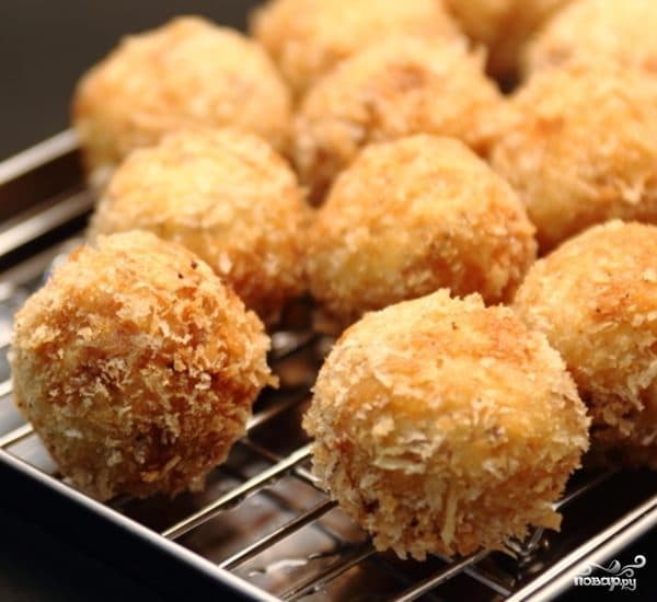 Potato Croquettes with Mushrooms