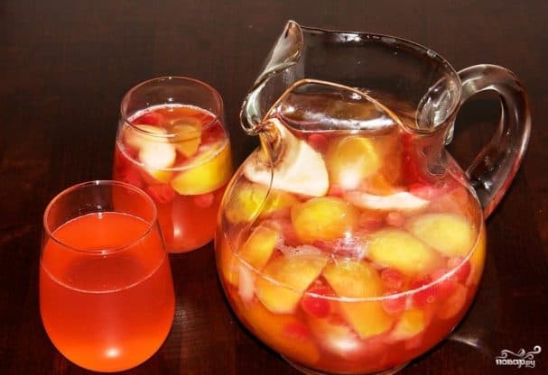 Cranberry and apple compote