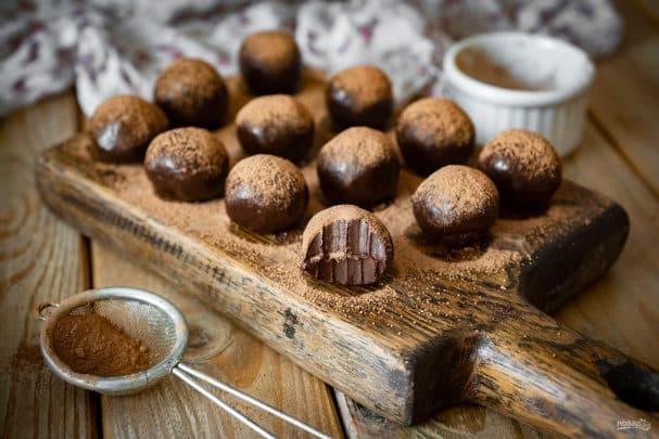 Цукерки із згущеним молоком і какао