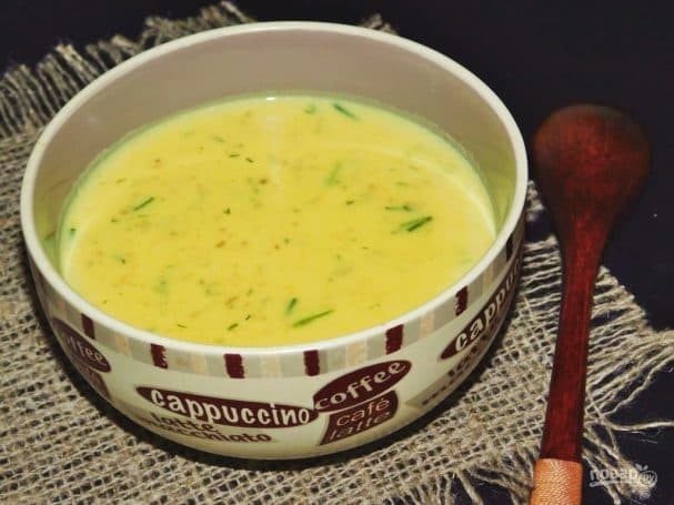 Копчений крем-суп із цукіні