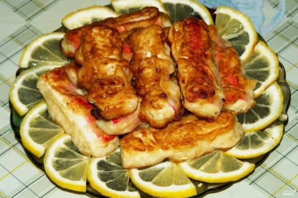 Крабовыя палачкі ў кляры