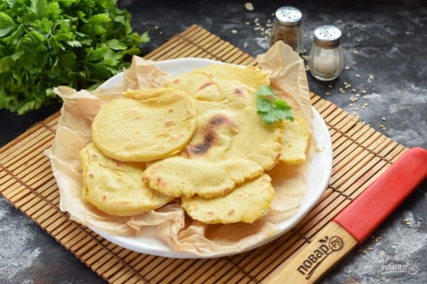 Кукурузные лепешки без глютена