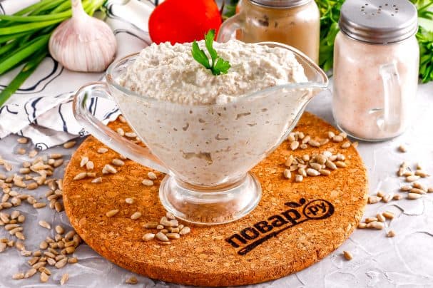 Sunflower seed mayonnaise