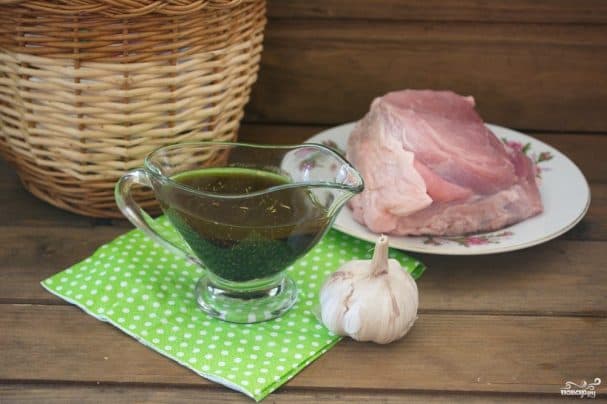 Marinade for pork in the oven