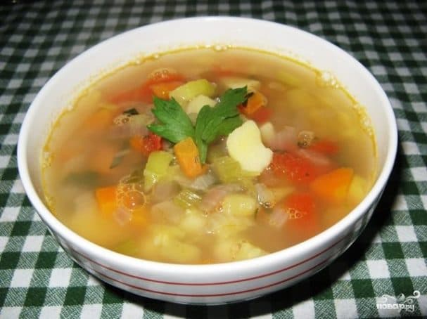 Minestrone with beans