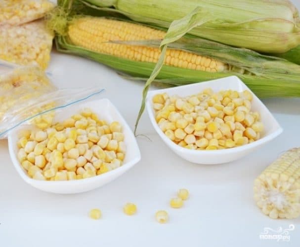 Молодая кукуруза на зиму