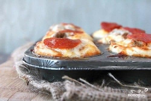 Pizza – cupcakes