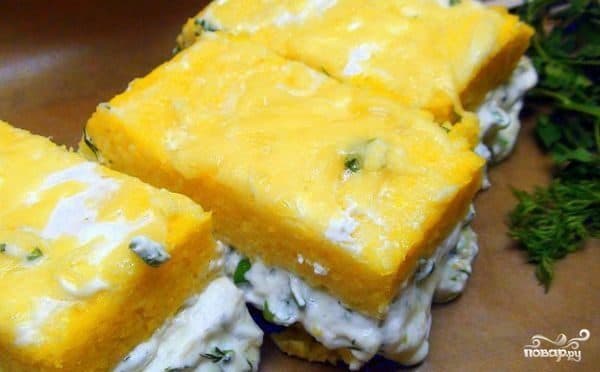 Polenta with cheese