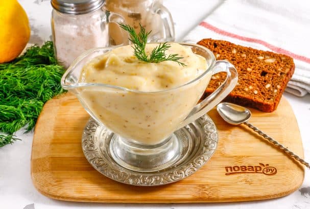 Vegan mayonnaise without eggs