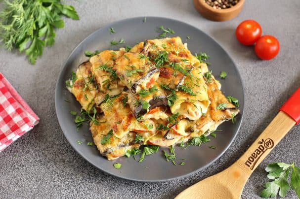 Рулетыкі з кабачкоў і баклажанаў