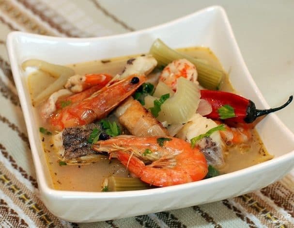 Fish soup with fennel