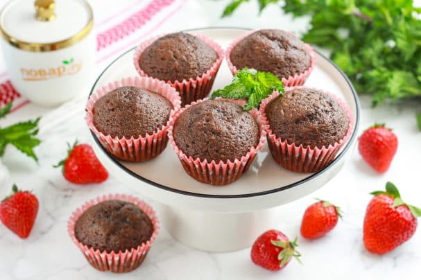 Chocolate Kefir Cupcakes