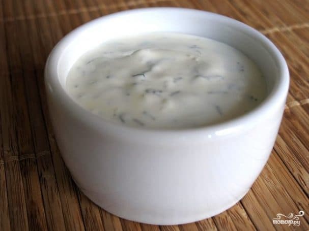 Сметаныны соус для цьвэлькаў