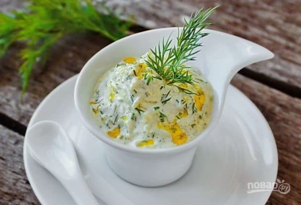 Сос для рыбы ў духоўцы