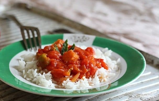 Соус до рису з куркою
