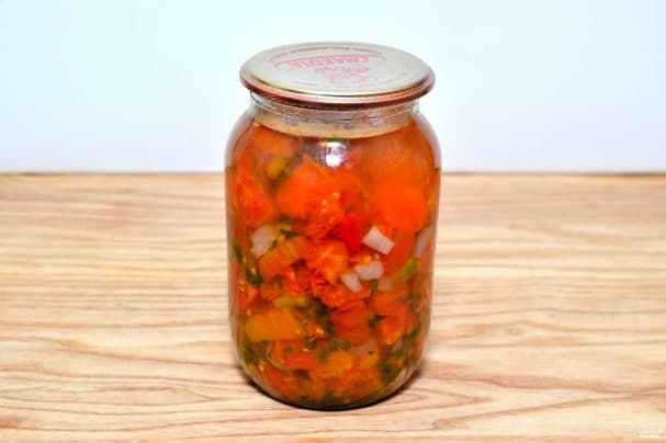 Salsa sauce for winter
