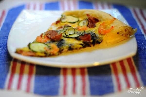 Sushi pizza