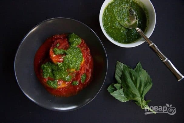 Tomato polenta