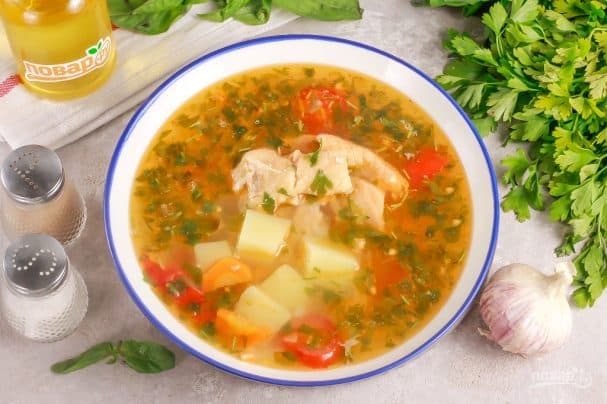 Salmon soup