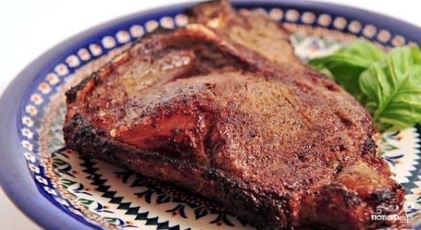 Антракот з касцёчкай