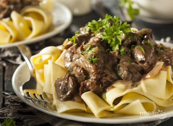 Beef Stroganoff