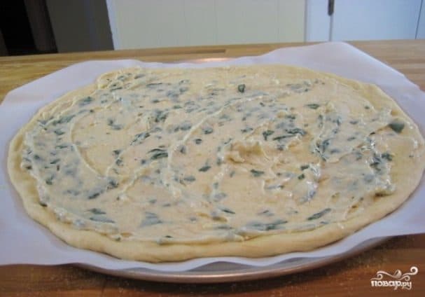 Белый соус для пиццы