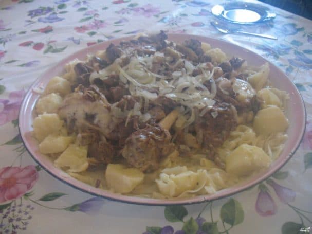 Бешбармак из утки