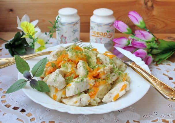 Nanai-style beshbarmak