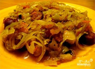 Бігус з яловичиною