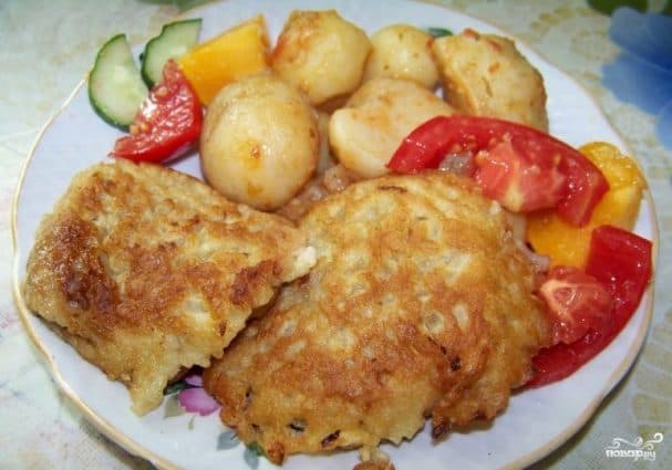 Брызолі з вафлямі