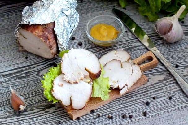 Буженина из индейки в рукаве