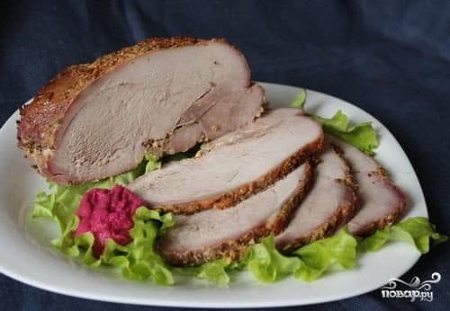 Буженина с горчицей